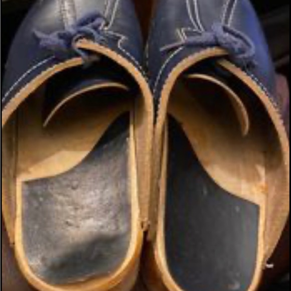 Sven navy vintage clogs size 9 - Picture 2 of 4